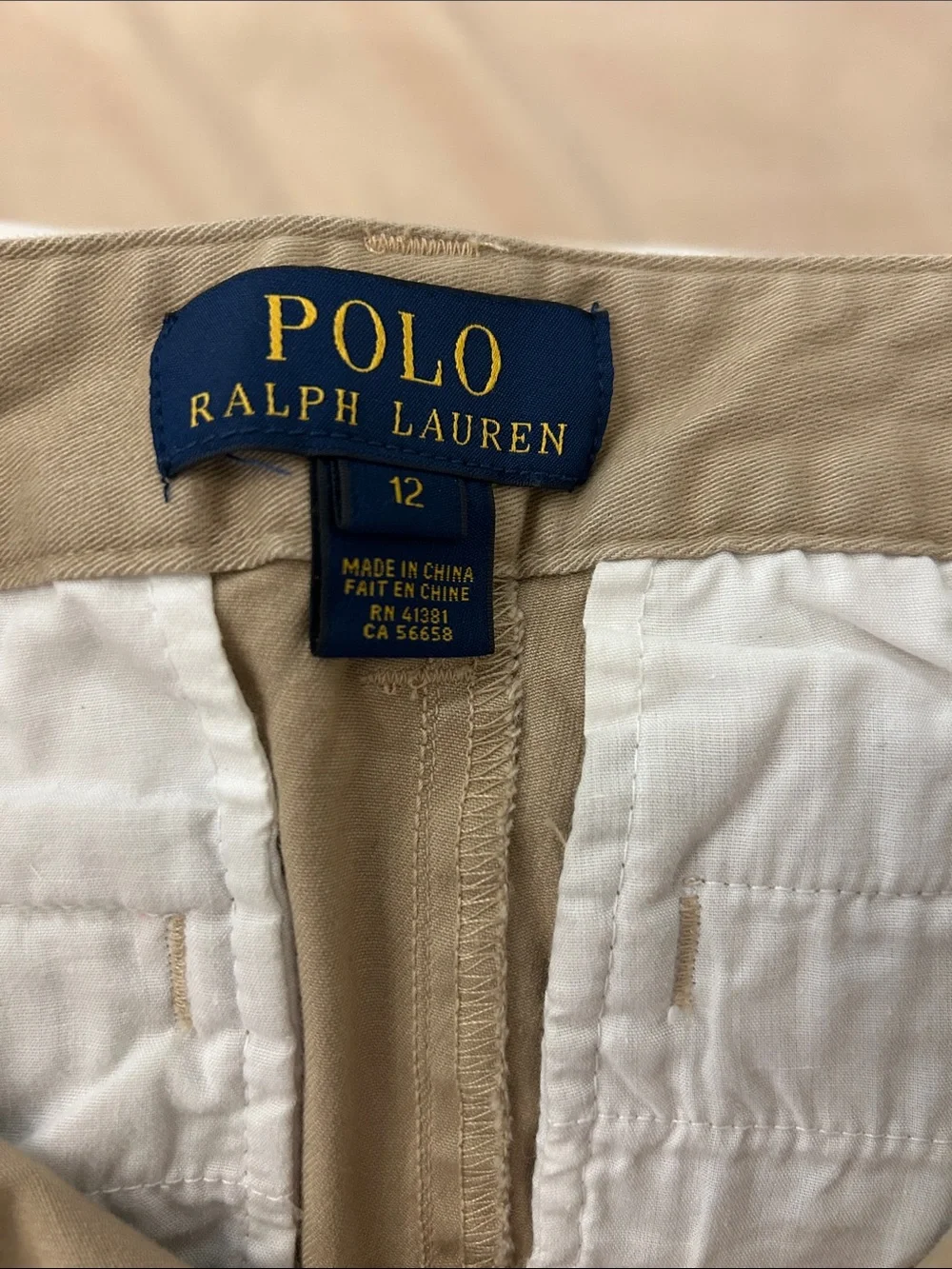 Polo Ralph Lauren classic khaki